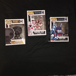 Funko Pop Vinyl Figures Set $30 Each Or $75 For All.